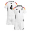 Officiële Voetbalshirt + Korte Broek Duitsland Tah 4 Thuis EK 2024 - Kids